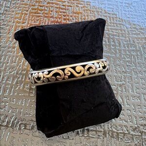 Brighton Sterling Silver Filigree Cuff Bracelet